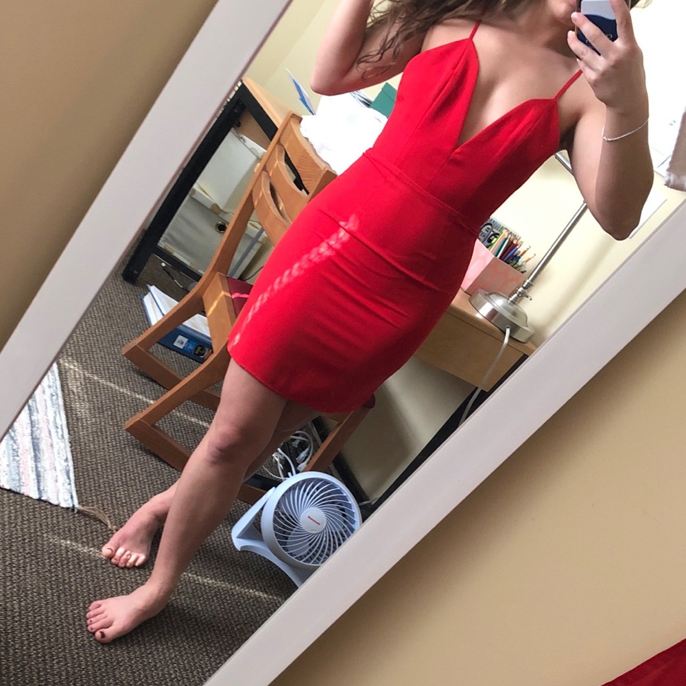 Red Cocktail Dress